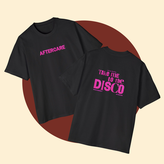 Nessa Barrett 'DISCO' Glitter Text Tee