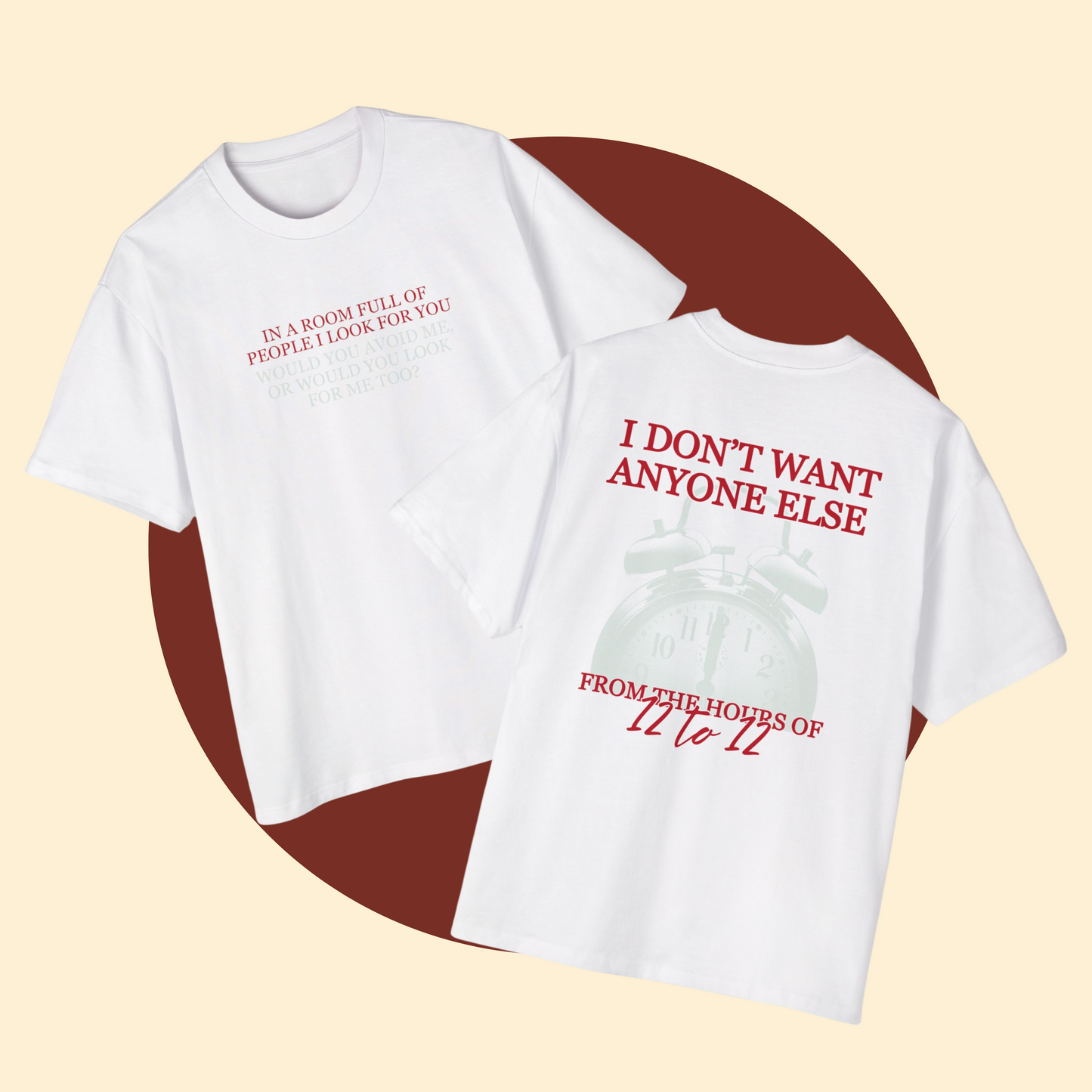 sombr '12 to 12' Graphic Tee