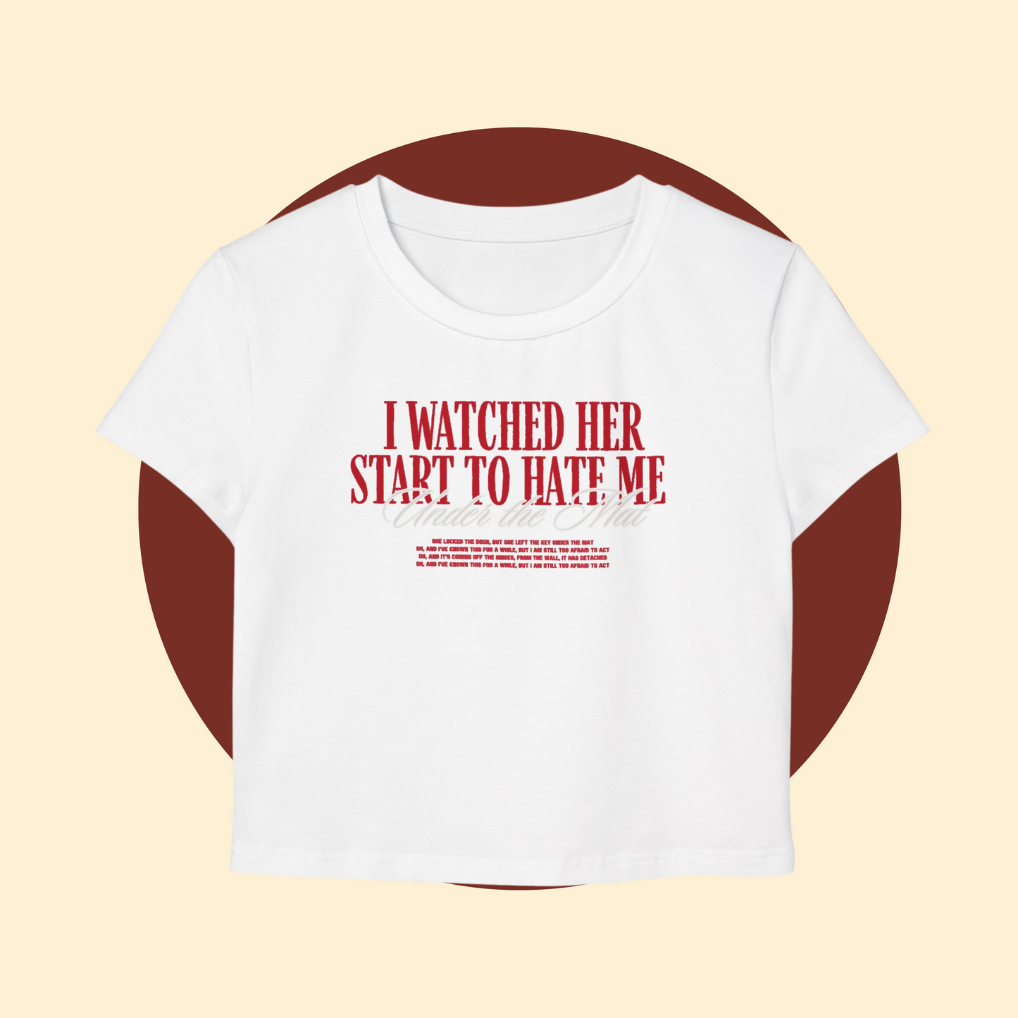 sombr 'under the mat' Baby Tee